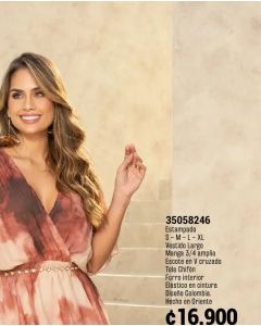 VESTIDO LARGO - Estampado