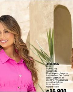 VESTIDO CORTO - Fucsia