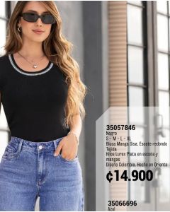JEANS TIRO ALTO - Azul
