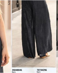 PANTALON BOTA ANCHA - Negro
