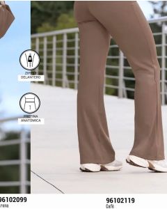 PANTALON DEPORTIVO BOTA ANCHA - Cafe