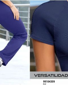 CAMISETA DEPORTIVA MANGA CORTA ESCOTE EN V - Rosado
